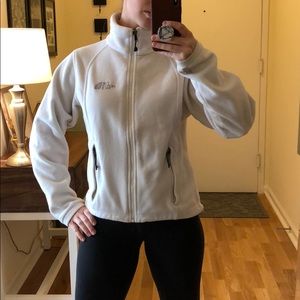 White north face fleece